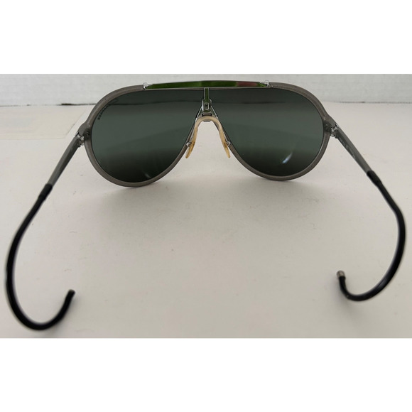 Vintage Derapage Vitaloni FS 66 Sunglasses Silver Grey Italy Ski Snow Goggles main image 8